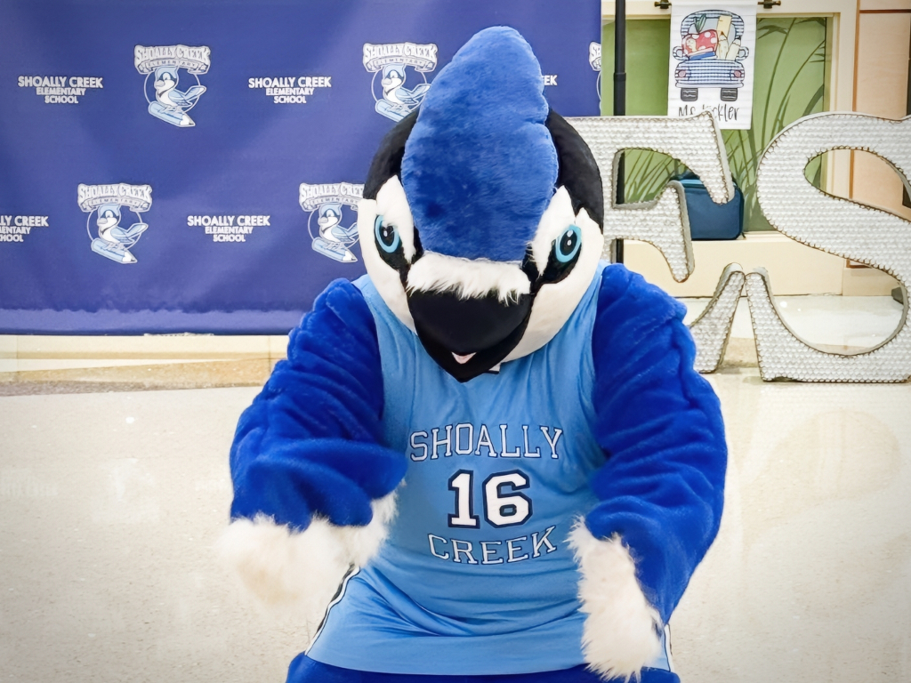 JJ our Shoally Creek Elementary School Mascot