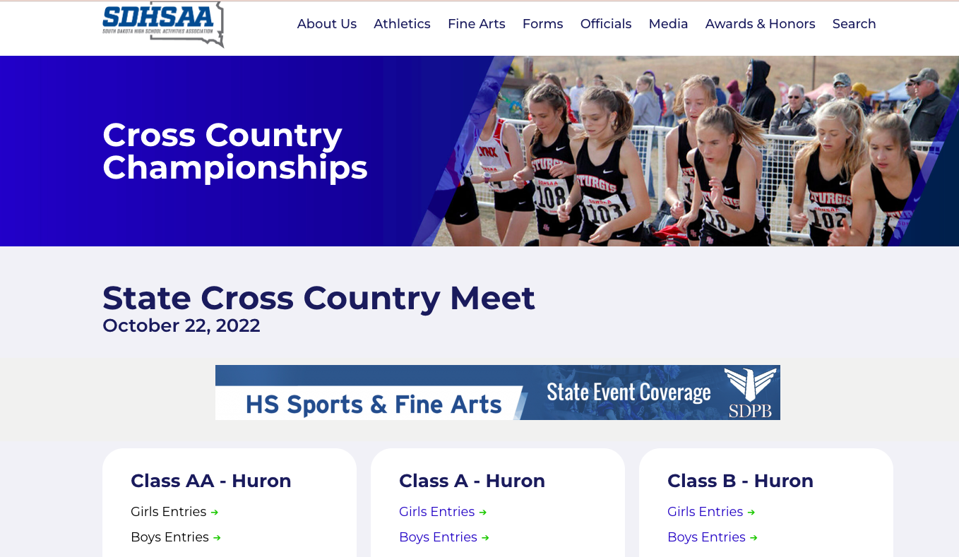 SDHSAA CC Championship Central