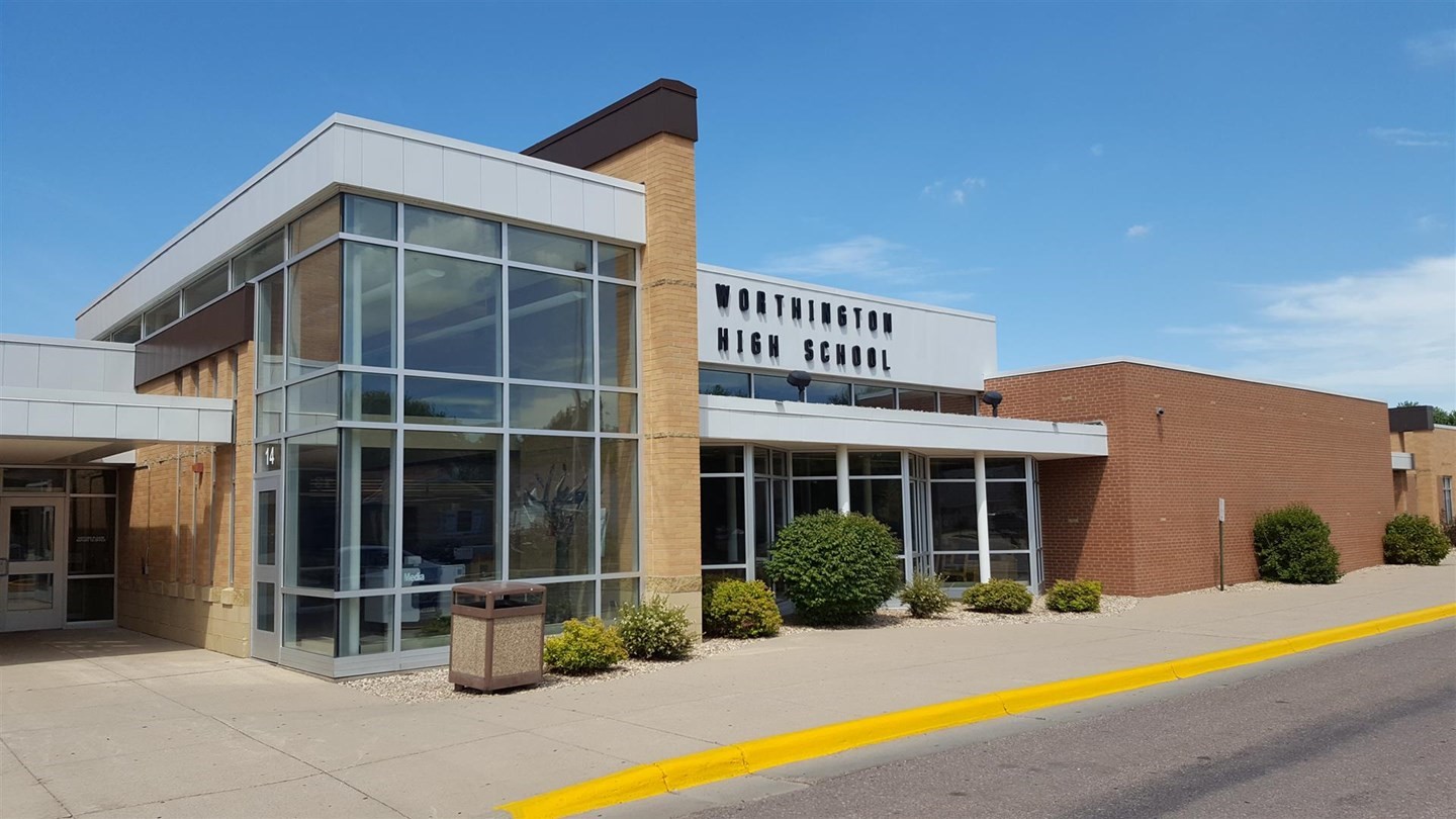 Worthington High School - Front off of Clary Street 