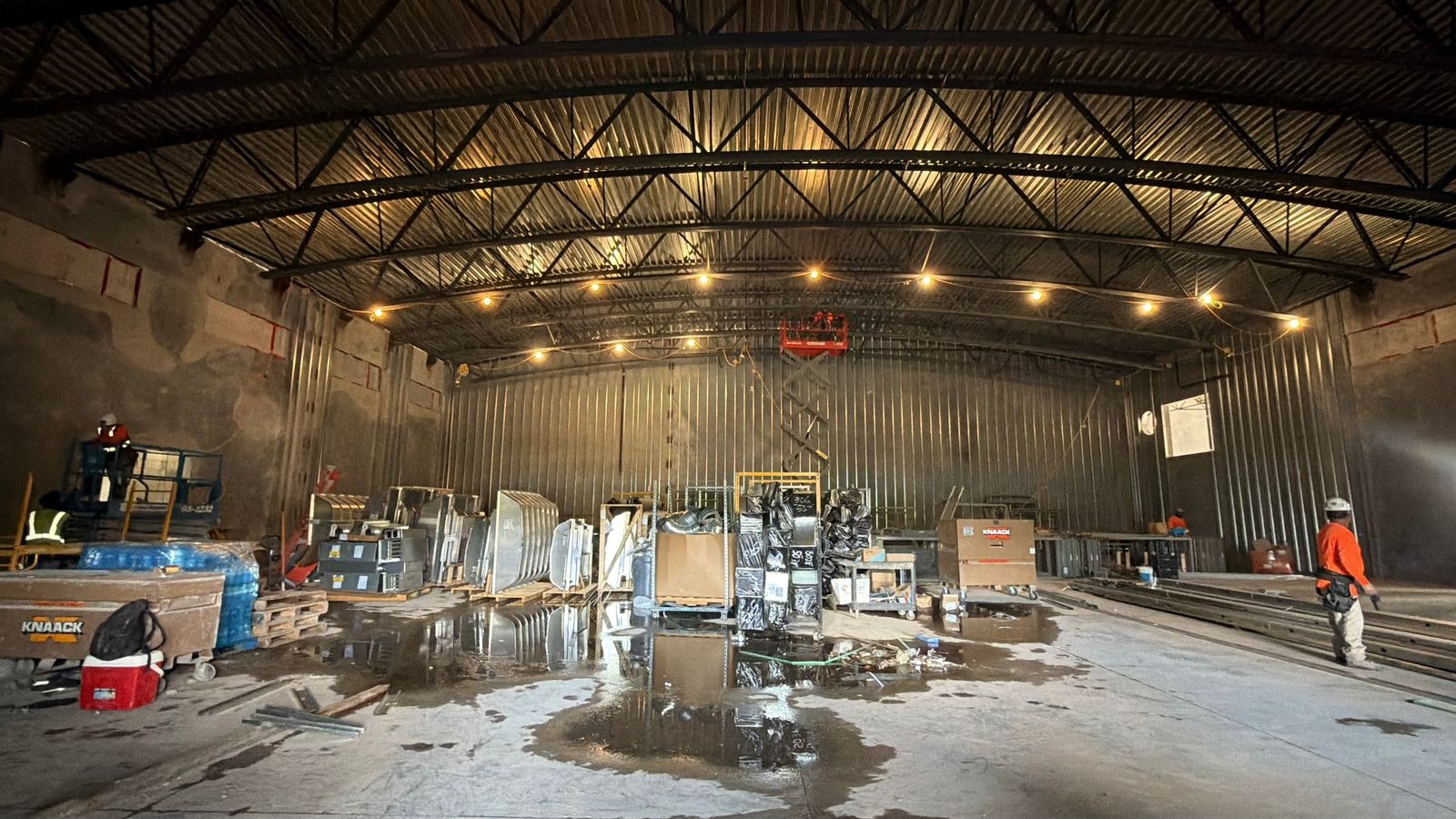 Construction photo taken at Middle School V V