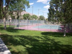 Tennis courts at Vesco Park