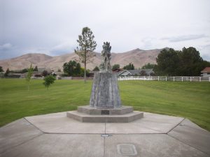 Memorial at Pioneer Park