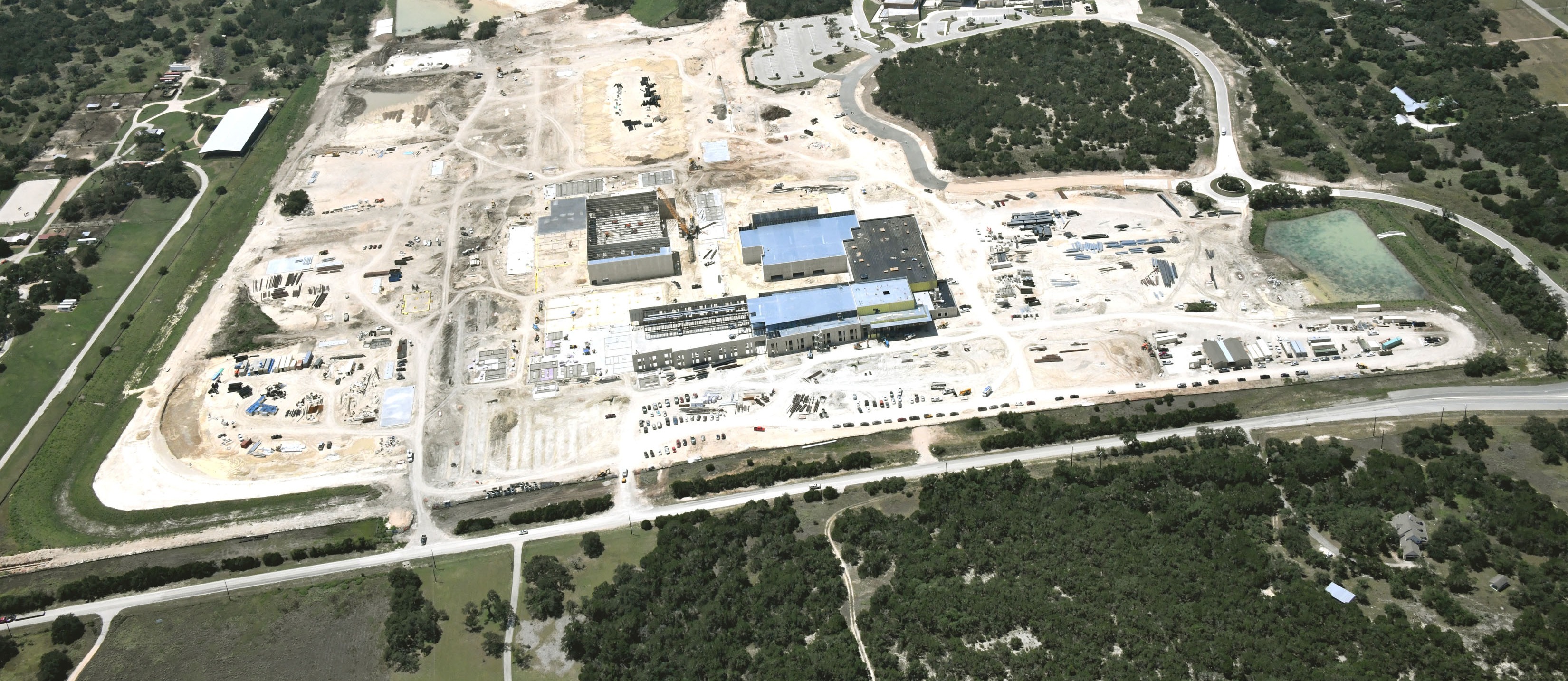 Aerial of Driftwood Springs HS - July 2026