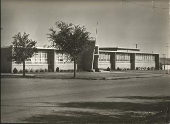 The new high school building for the school was established in 1956