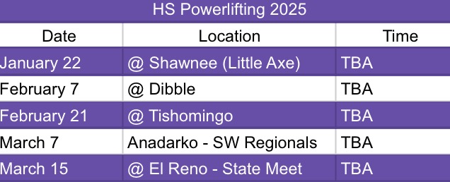 hs pl schedule