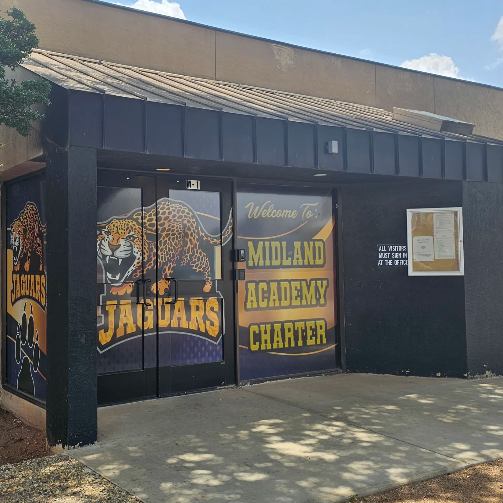 Midland Academy Charter School Main Entrance