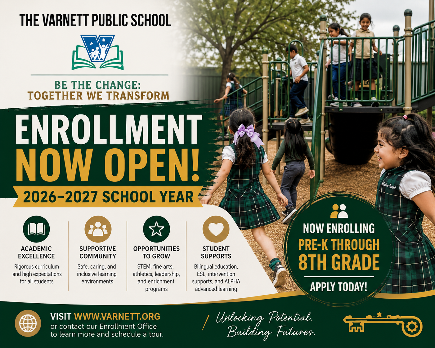 Enrollment Postcard English
