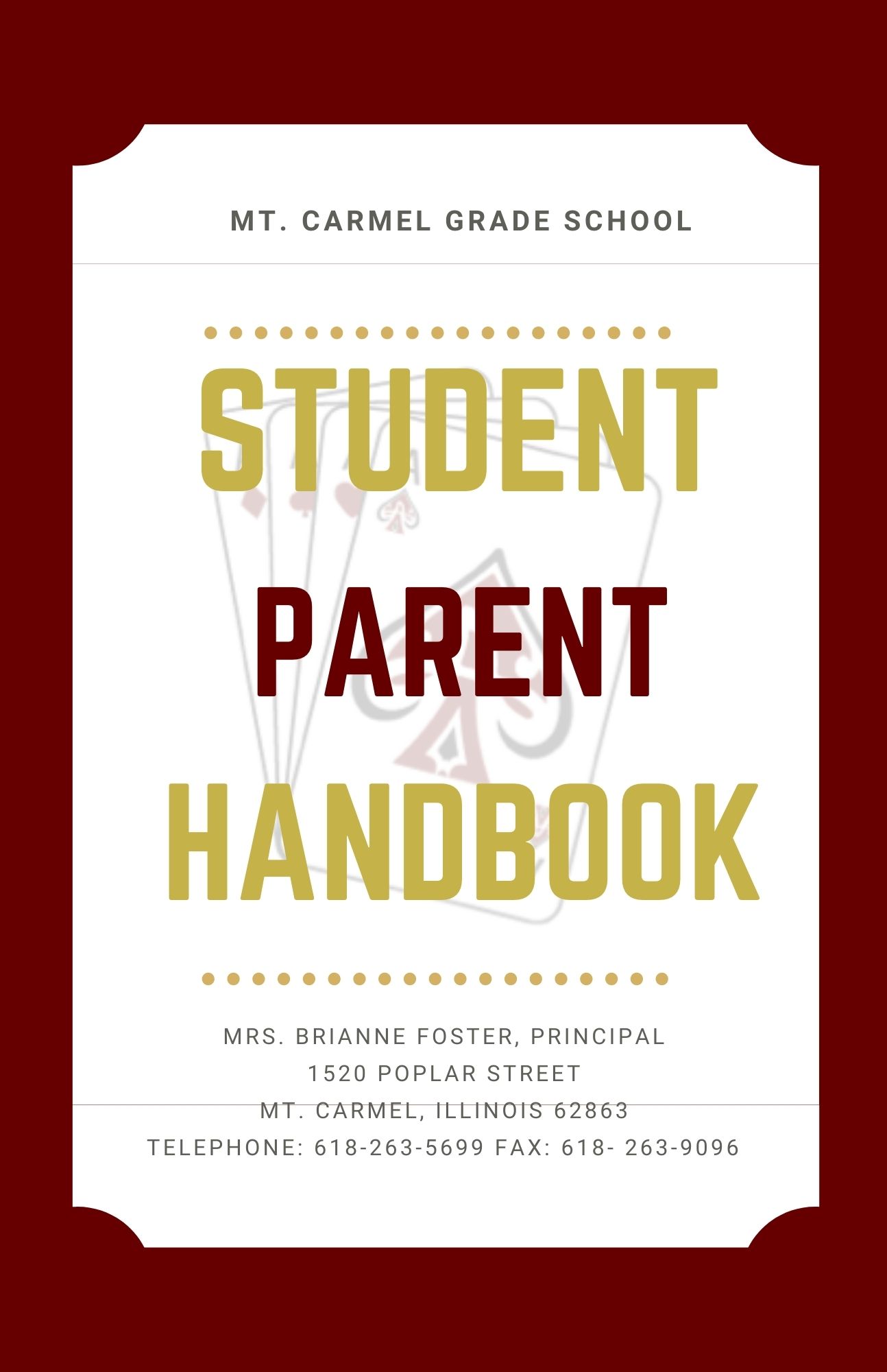 MCGS student parent handbook