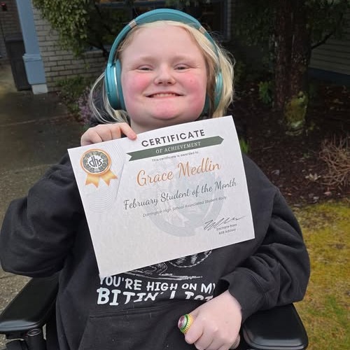 ASB February Student of the Month: Grace Medlin.