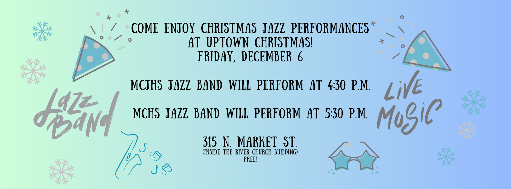 Jazz band flyer