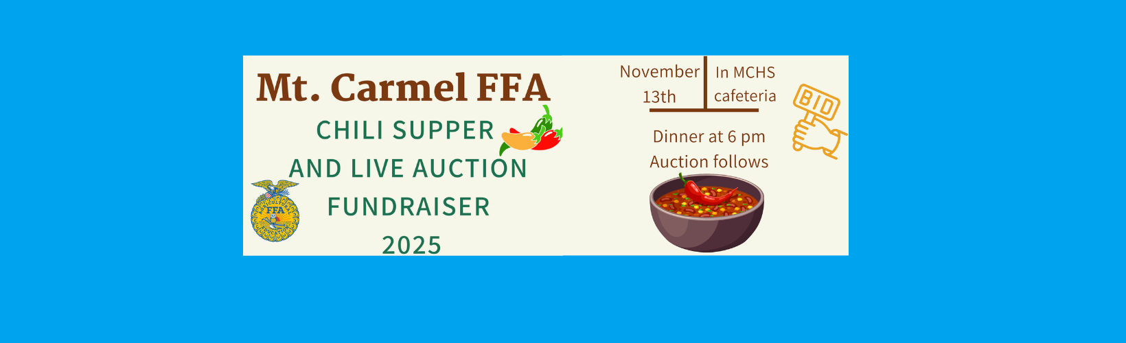 Mt Carmel FFA Chili Supper