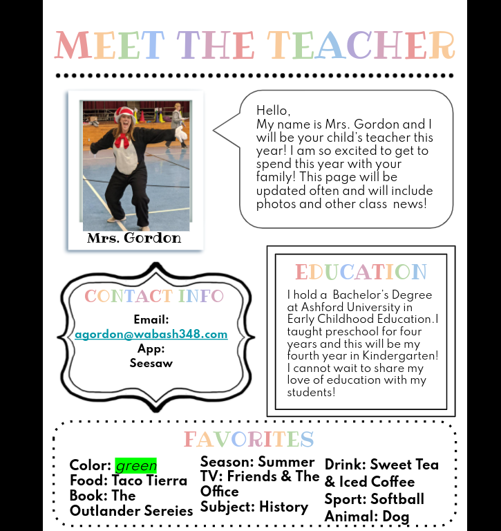 Meet Teacher