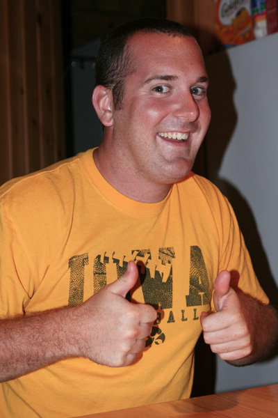 Mr. Long giving two thumbs up