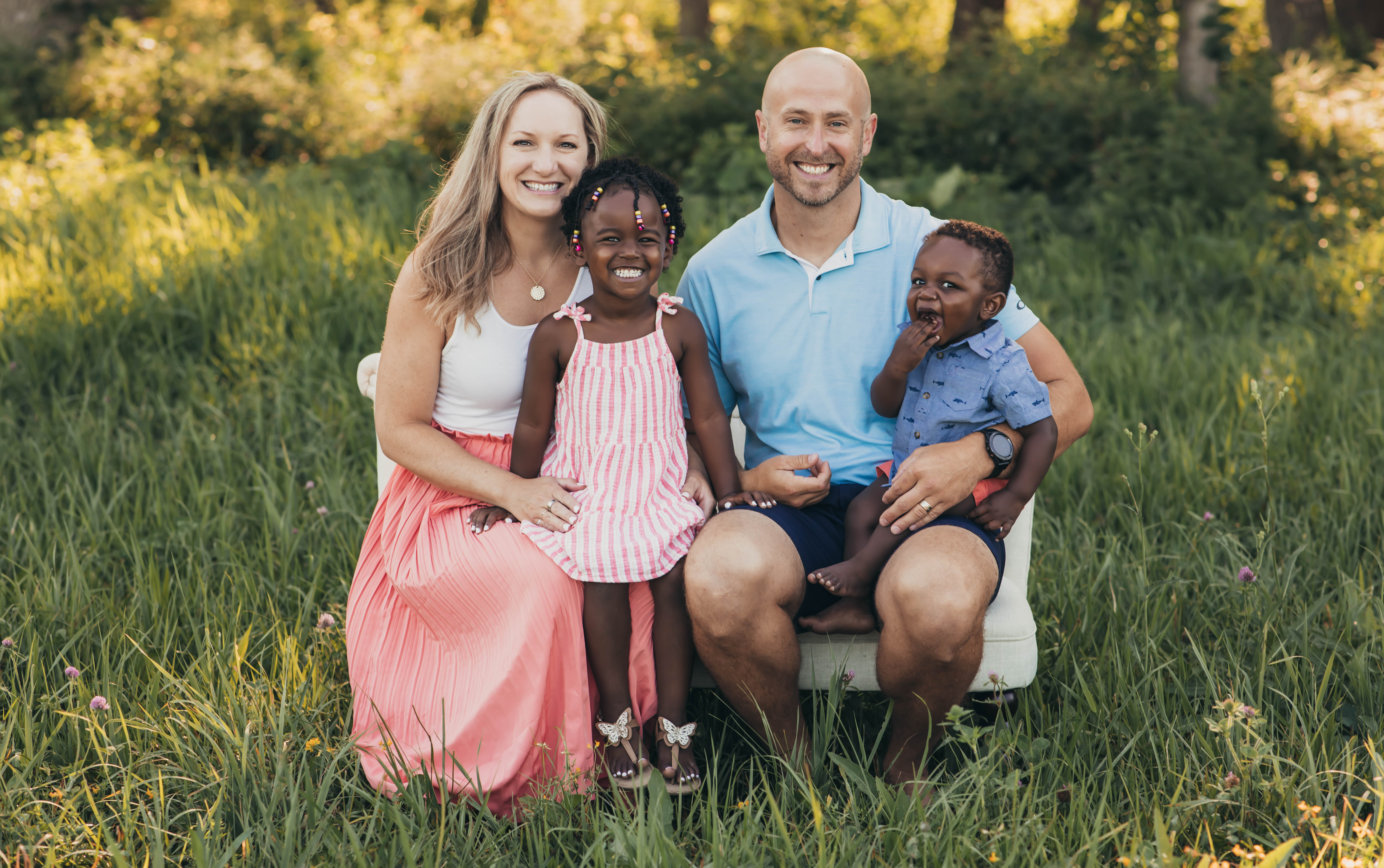 Kristin Tietje with family 