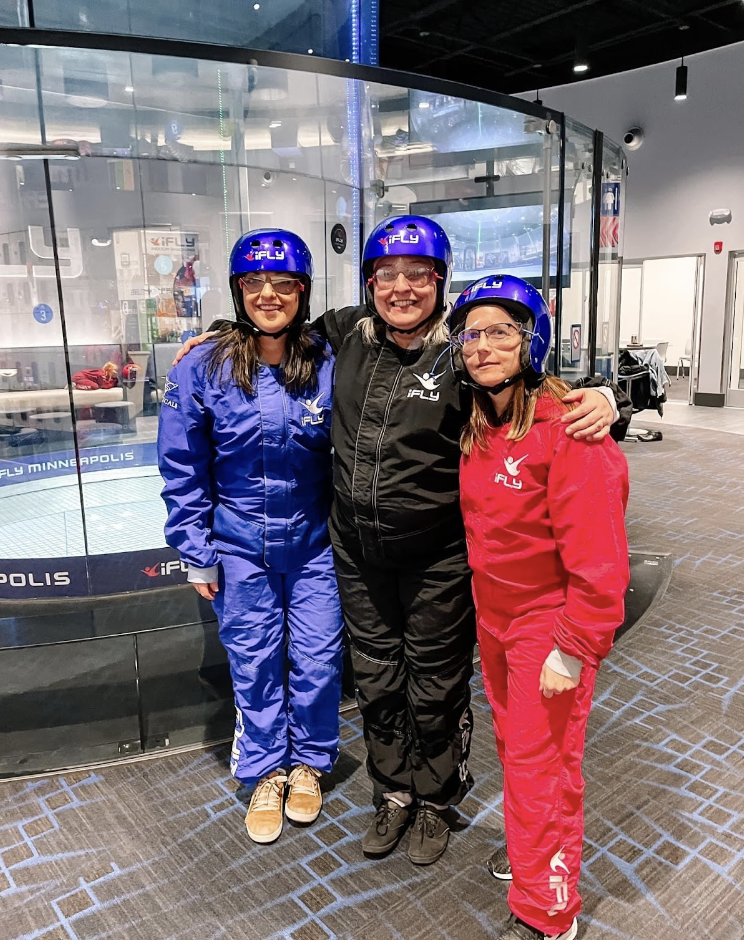 Mrs. Harris, Mrs. Rosen, & Mrs. Geiger at iFly