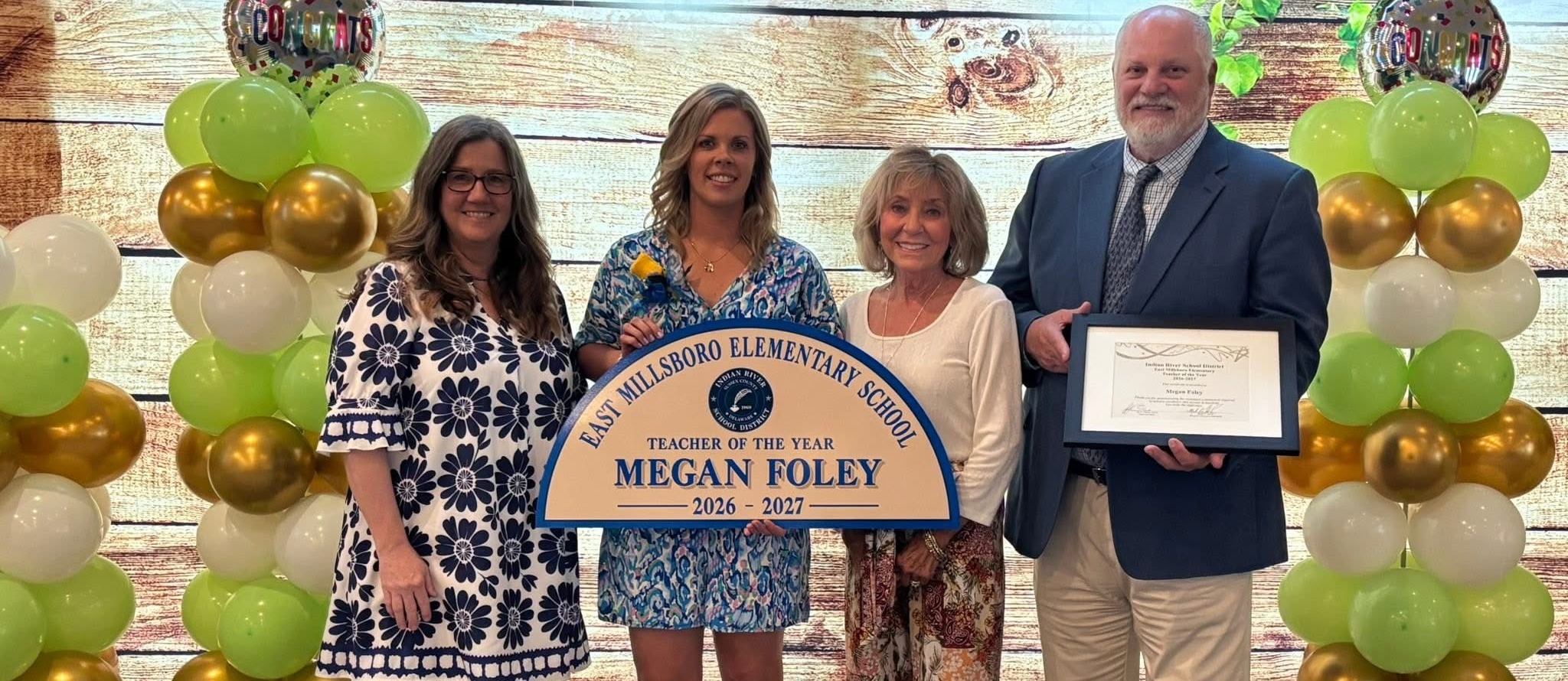 2026-2027 Teacher of the Year Megan Foley