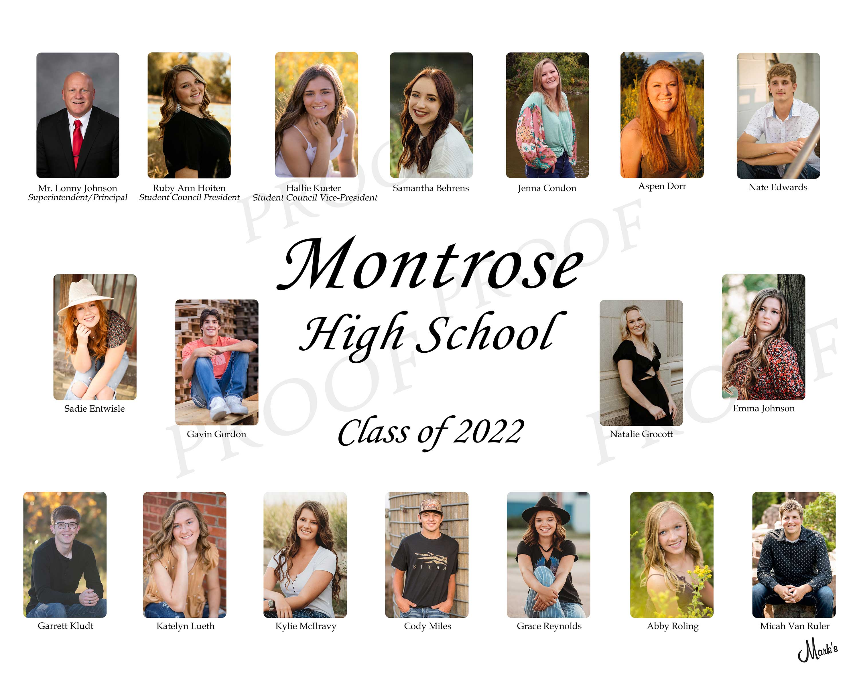 PHOTOS OF THE CLASS OF 2018.