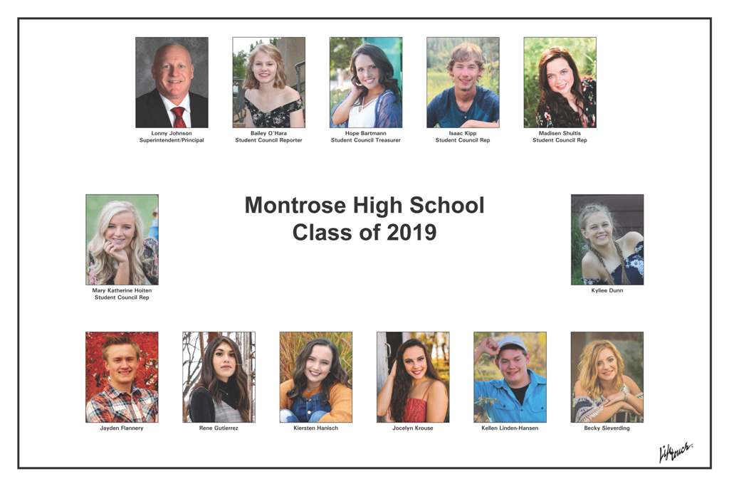 PHOTOS OF THE CLASS OF 2019.