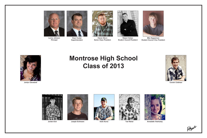 Photos of the Class of 2013.