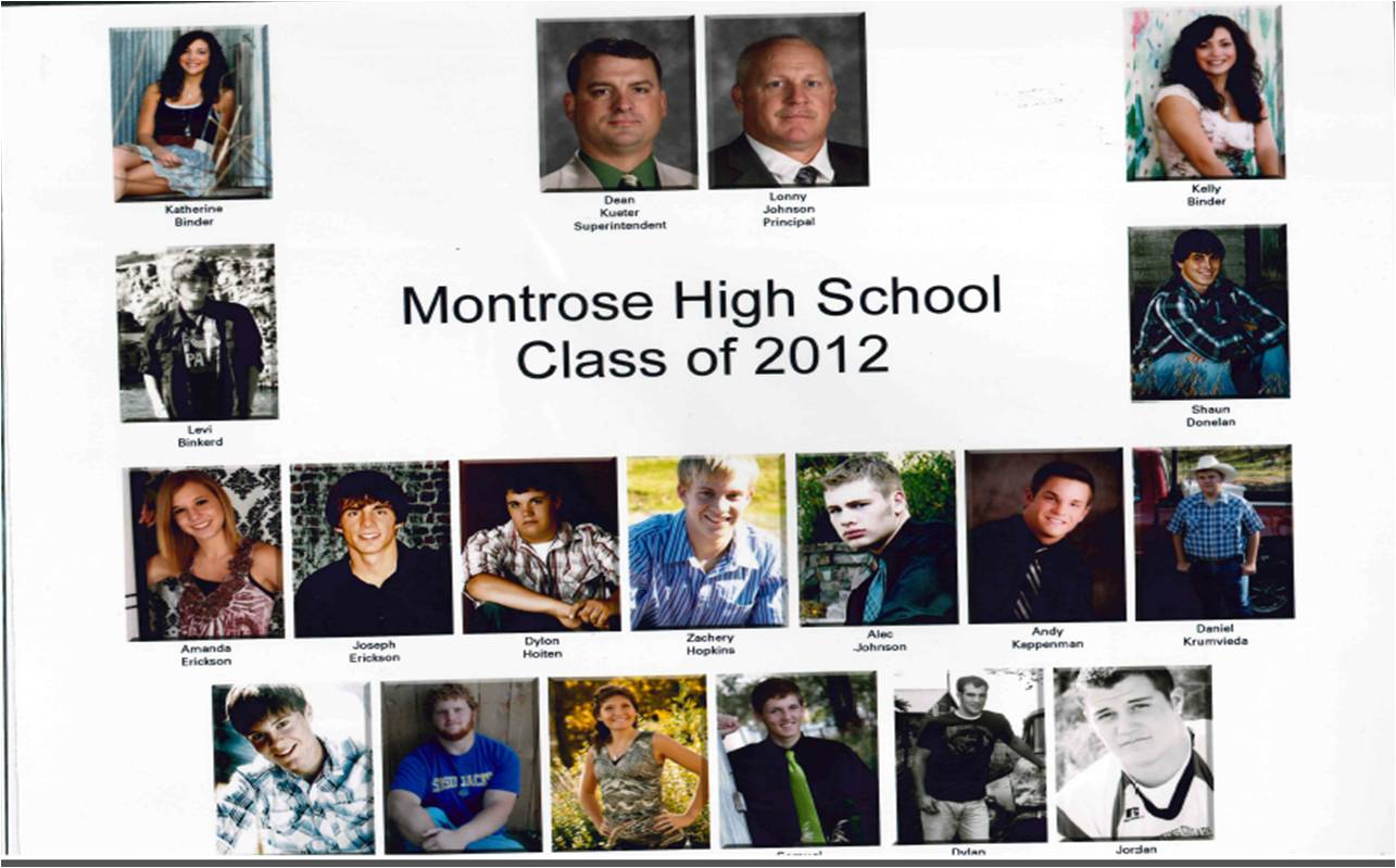 Photos of the Class of 2012.