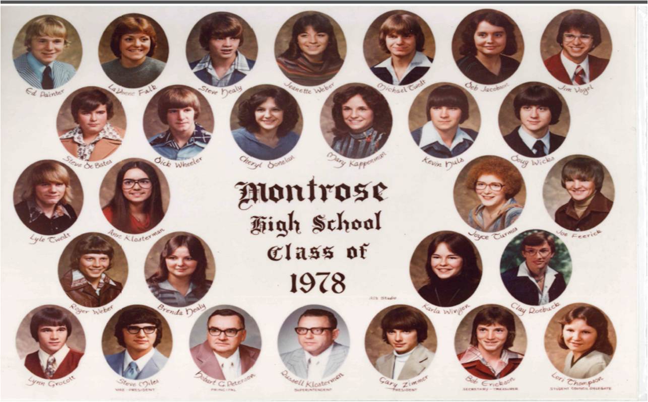 Photos of the Class Of 1978.