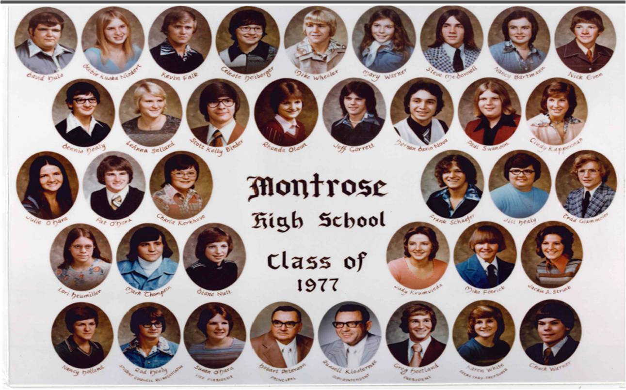 Photos of the Class Of 1977.