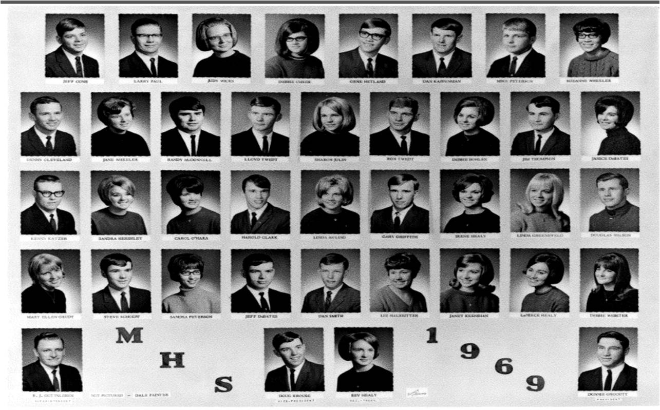 Photos of the Class Of 1969.