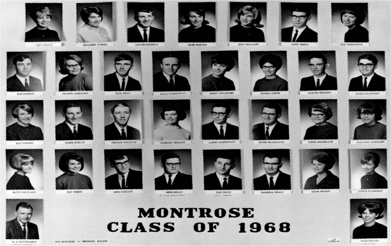 Photos of the Class Of 1968.