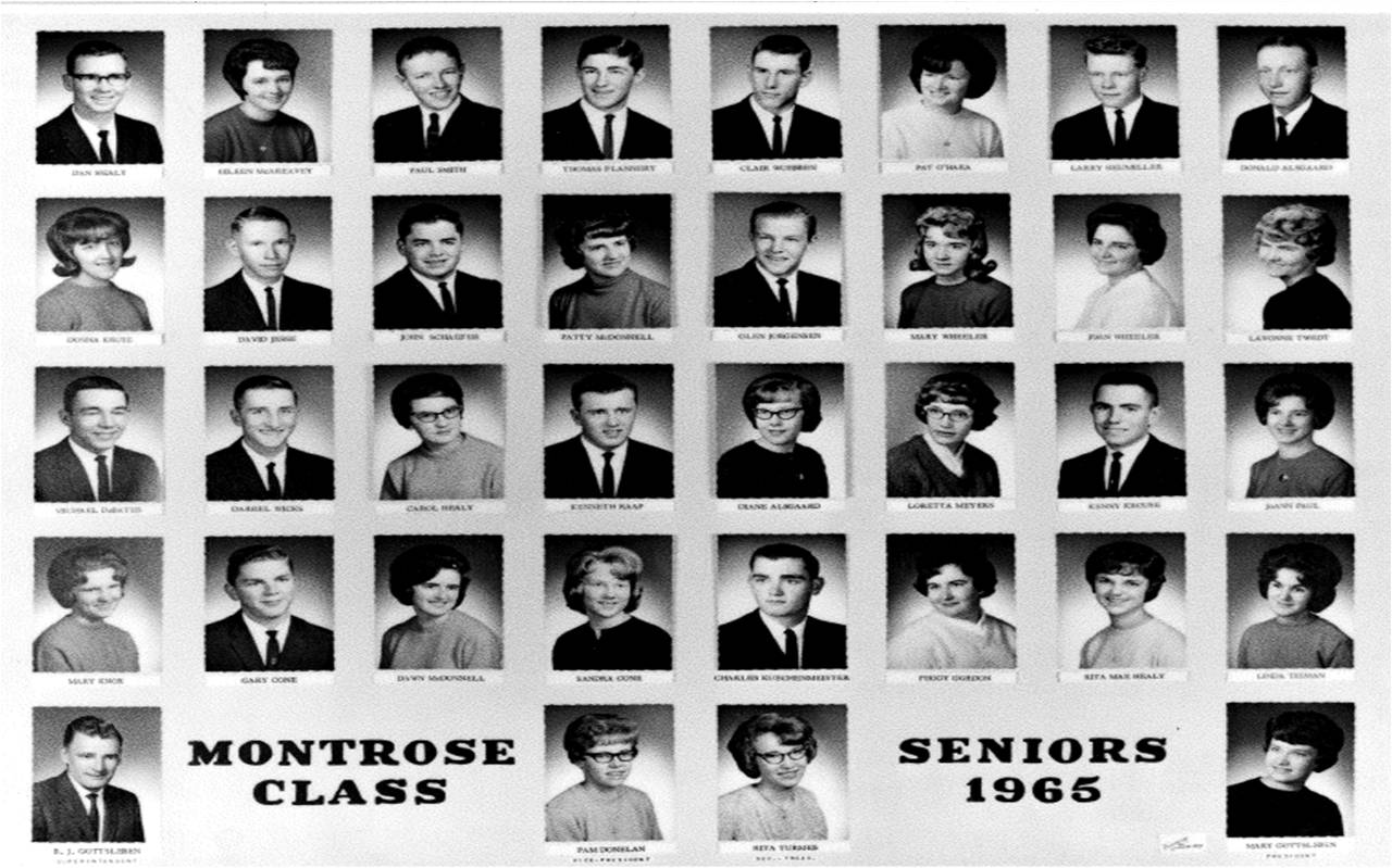 Photos of the Class Of 1965.