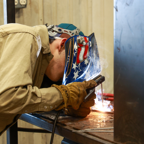 Hillsboro High School Student Welding