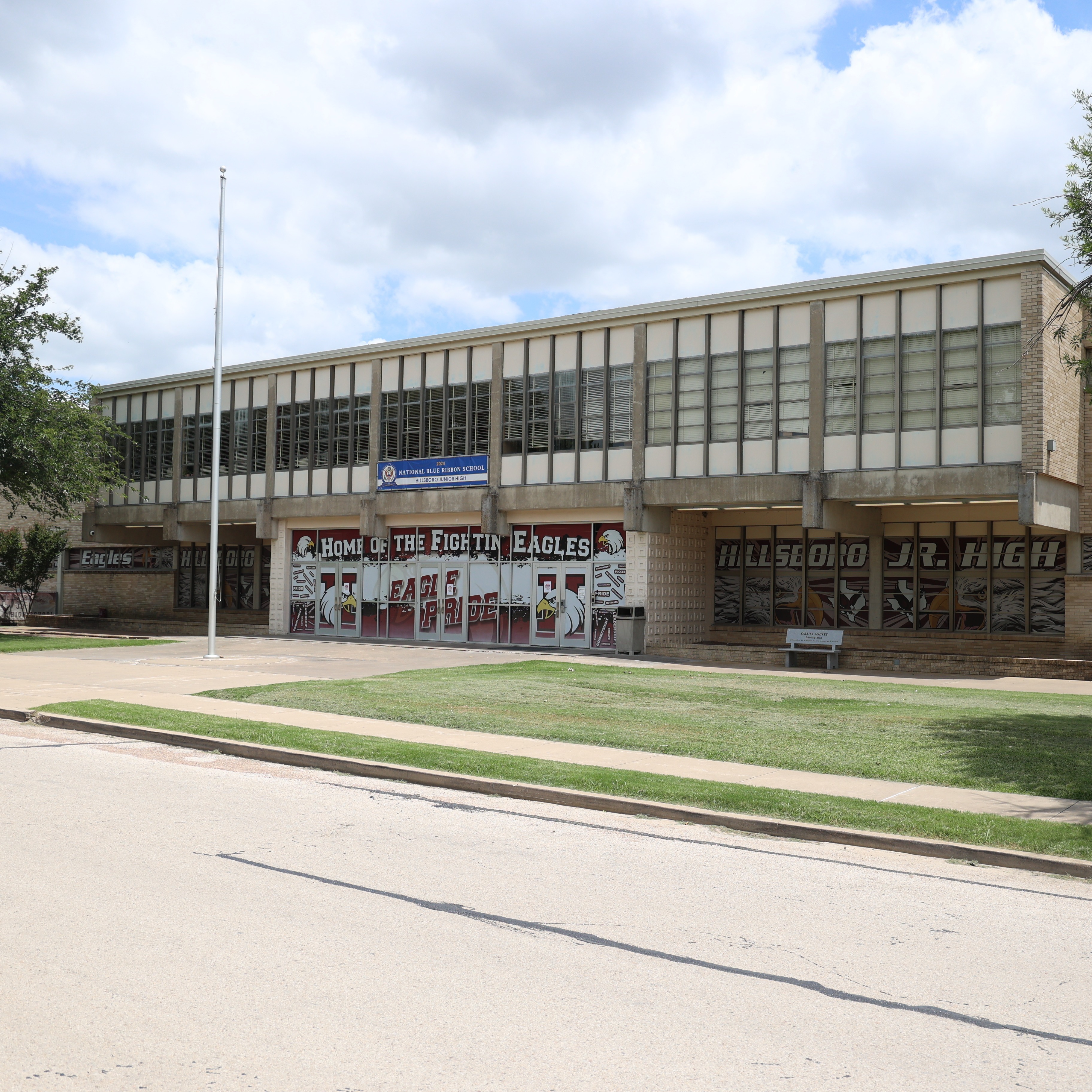 Front of Hillsboro Junior High School