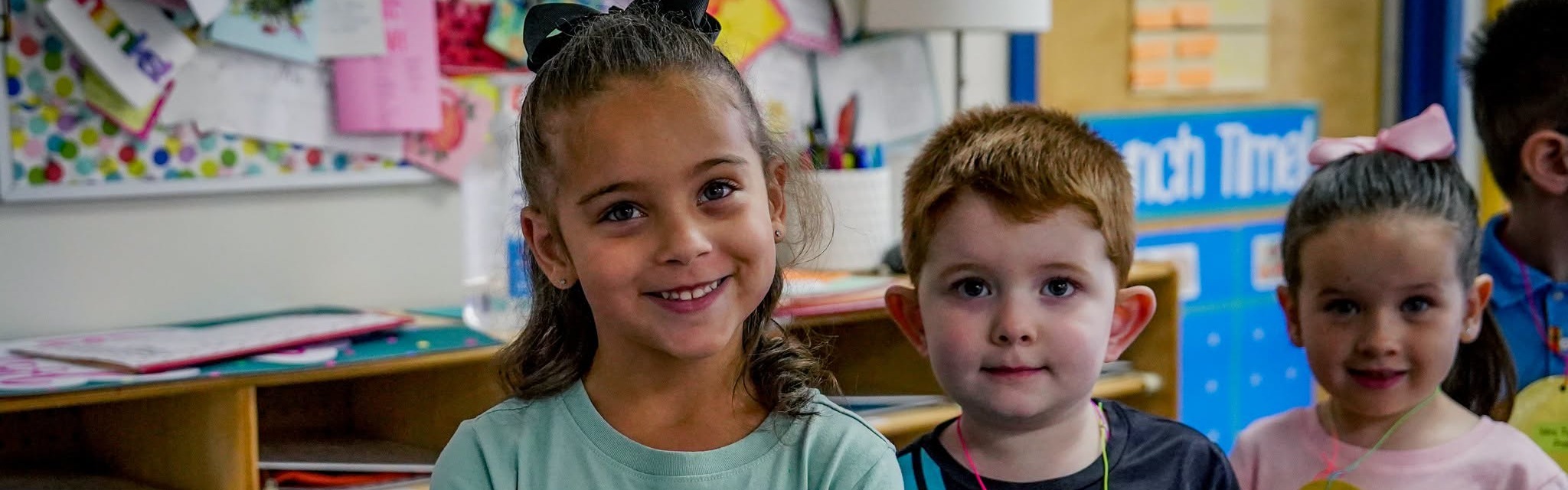 Students smiling