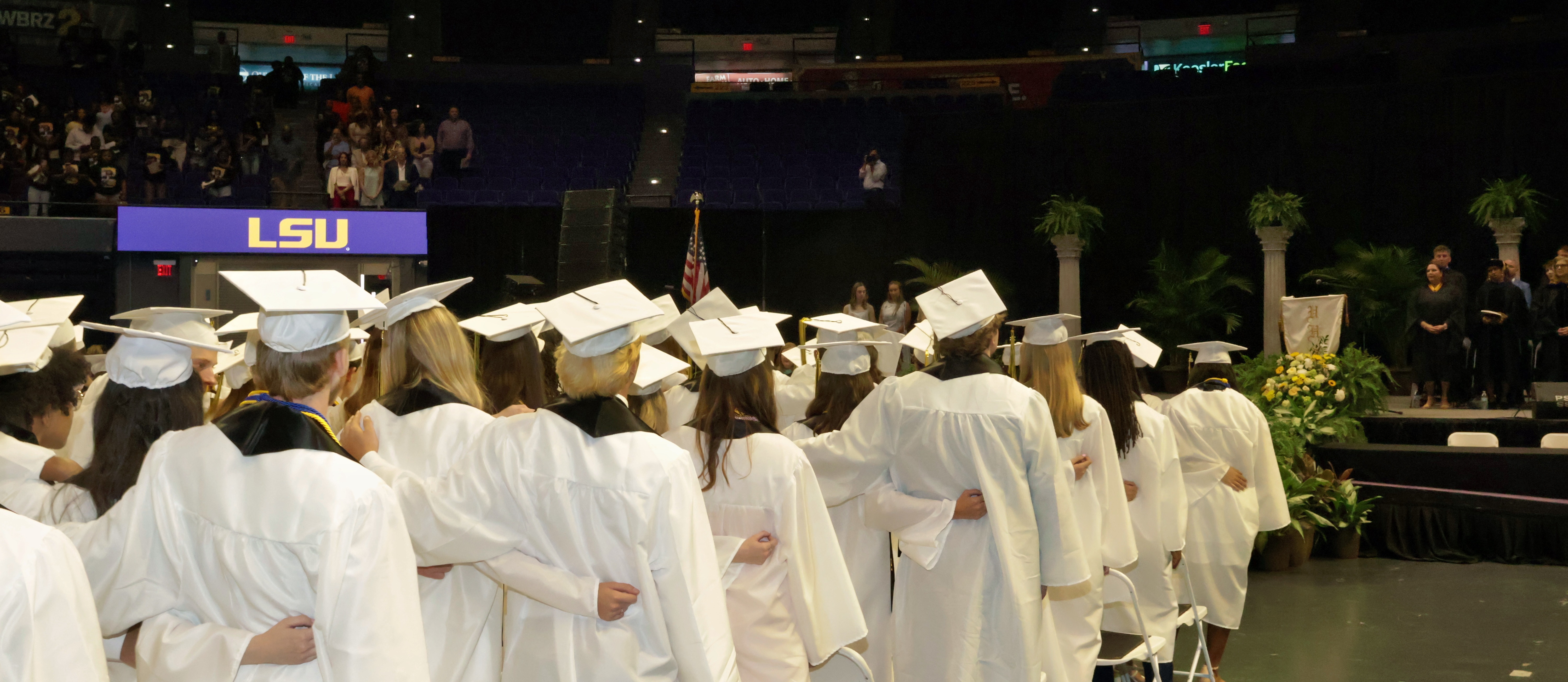 Graduating class of seniors at LSU
