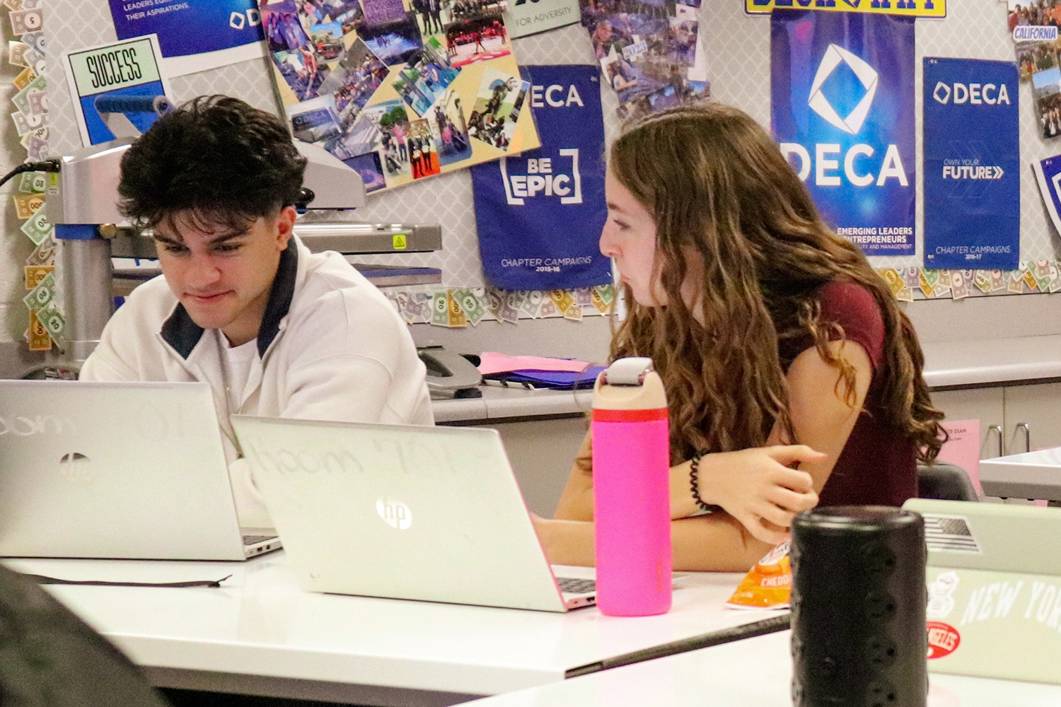 FPS students working together in class