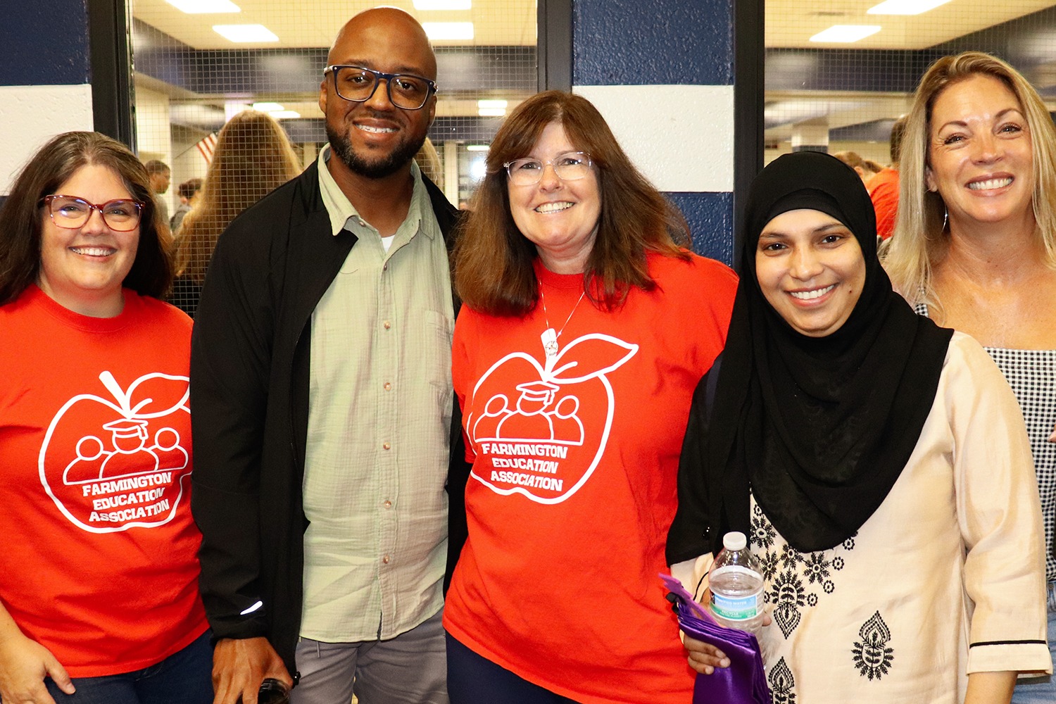 A group of 5 FPS educators smiling for the camera