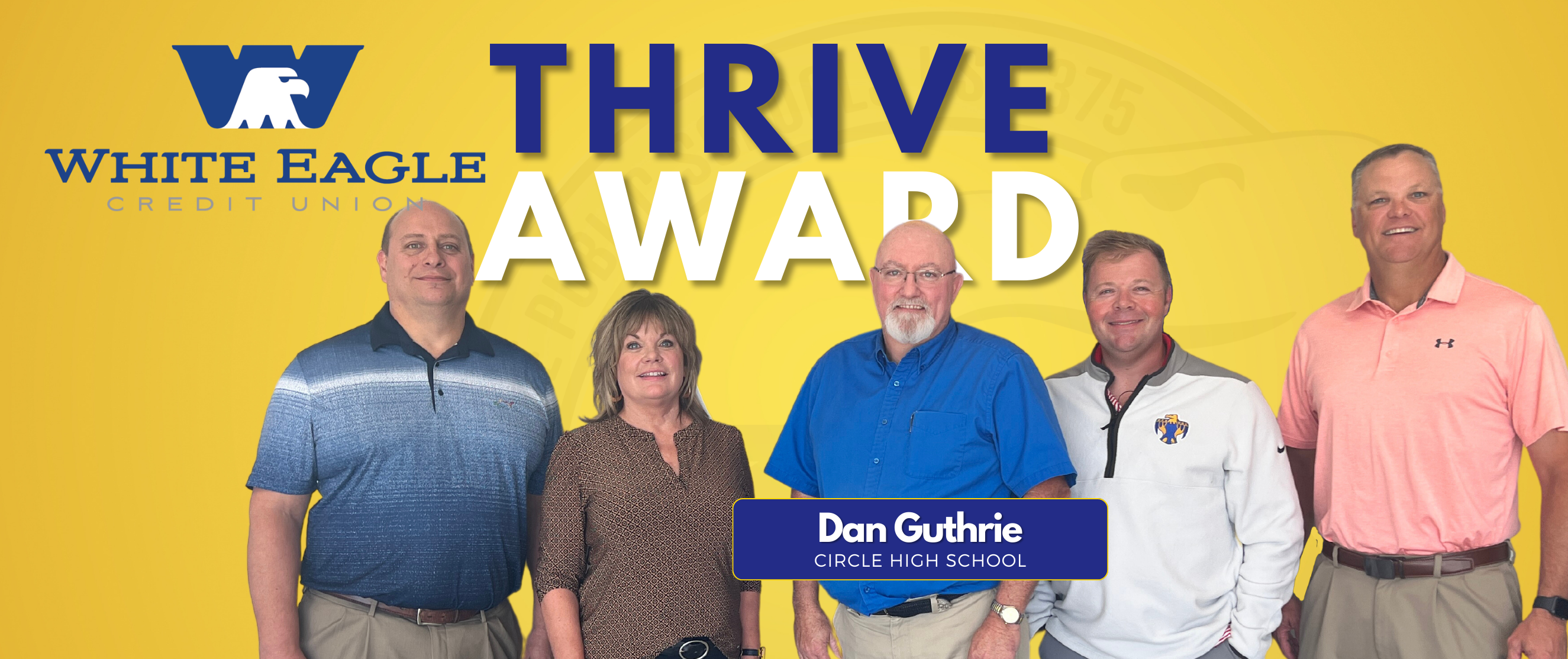 White Eagle Credit Union THRIVE Employee of the Month, Dan Guthrie