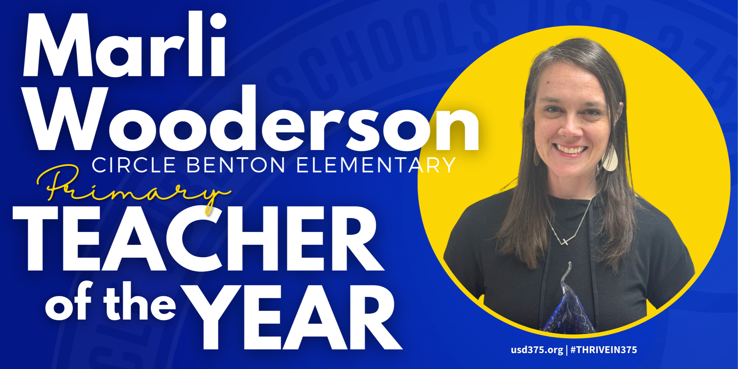 Marli Wooderson, PRIMARY TEACHER OF THE YEAR