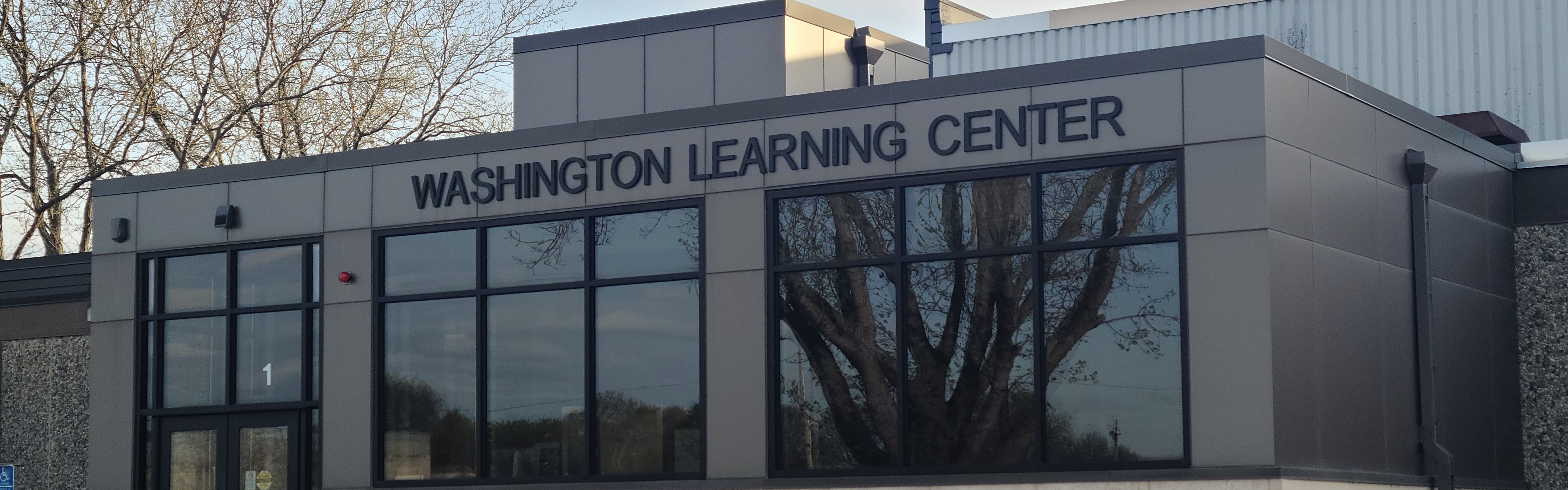 A look at the main entrance of the WLC from the outside.