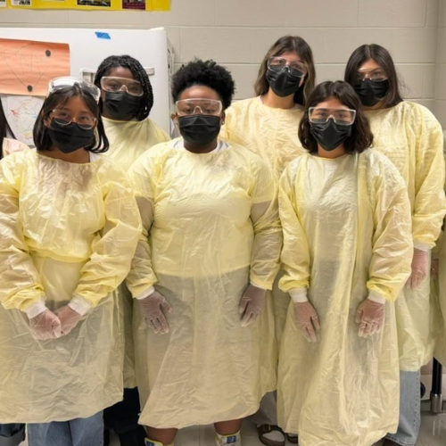 CNA Students with PPE On
