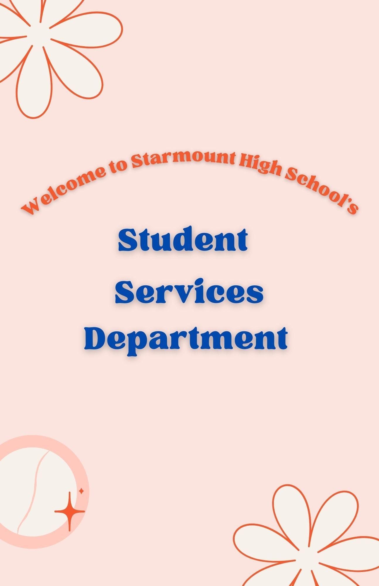 student services department banner