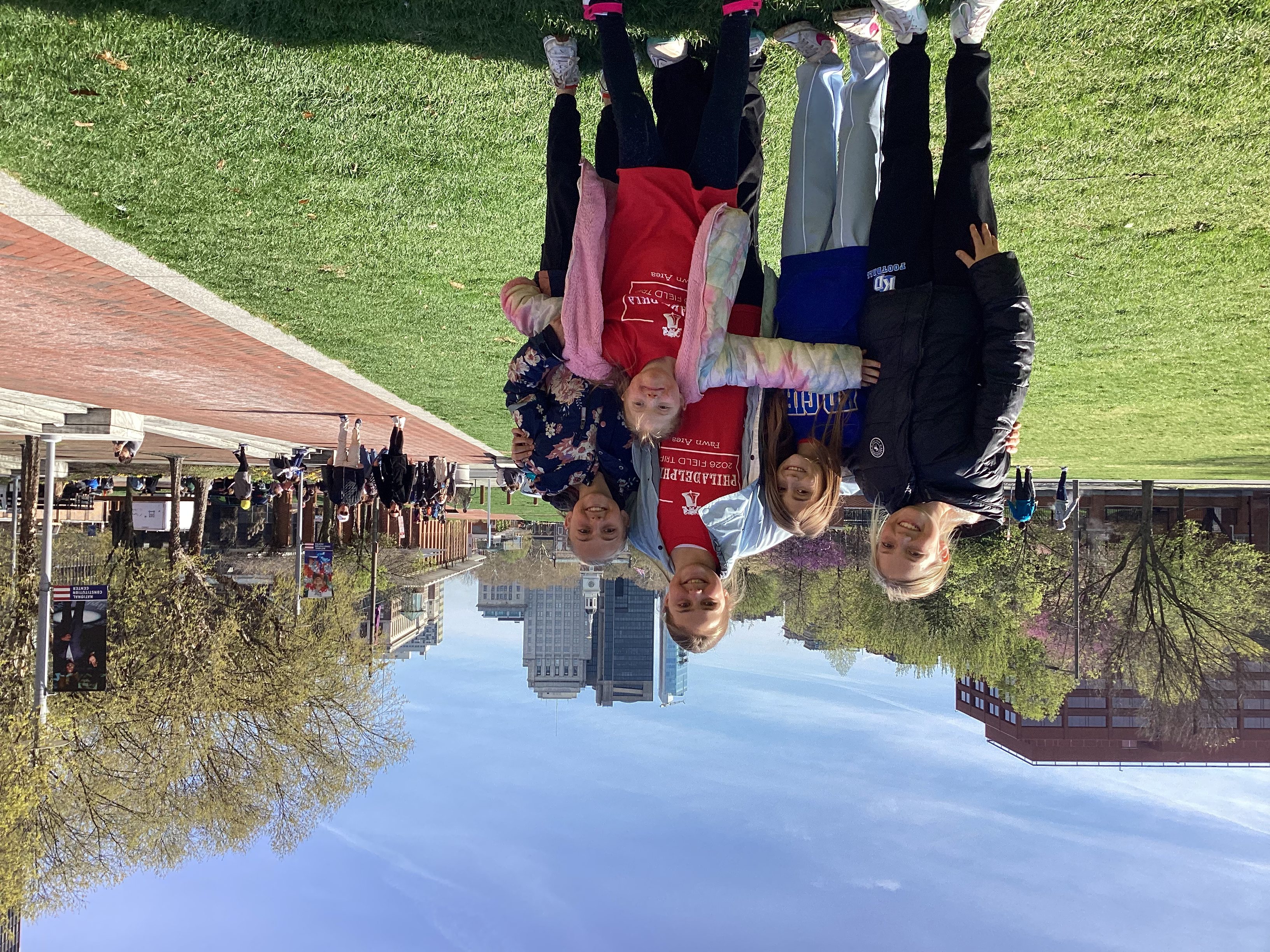 Students from Fawn Area Elementary on a trip to Philadelphia.
