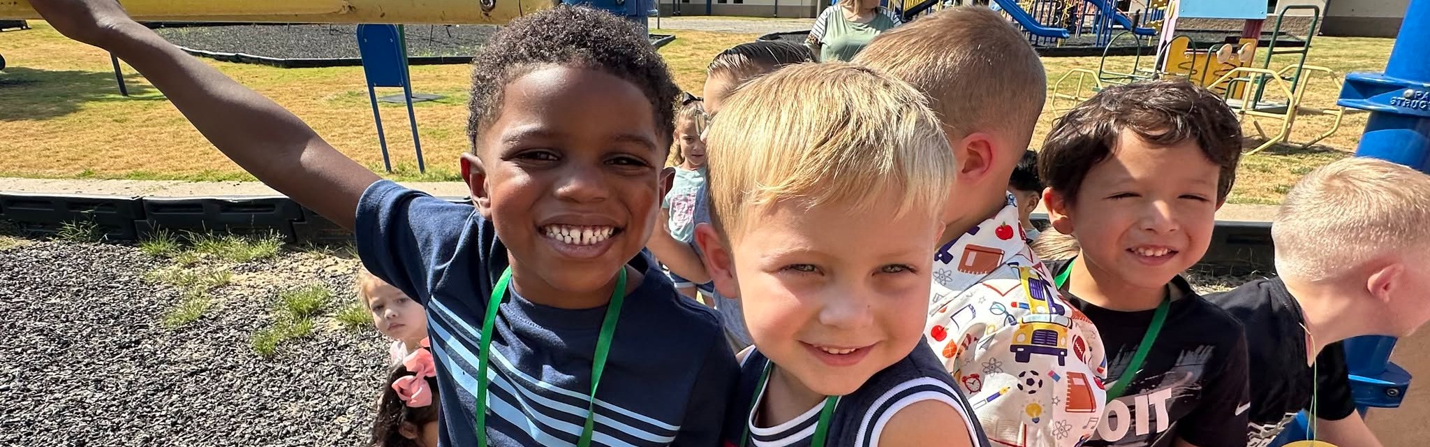 Kids on a playground