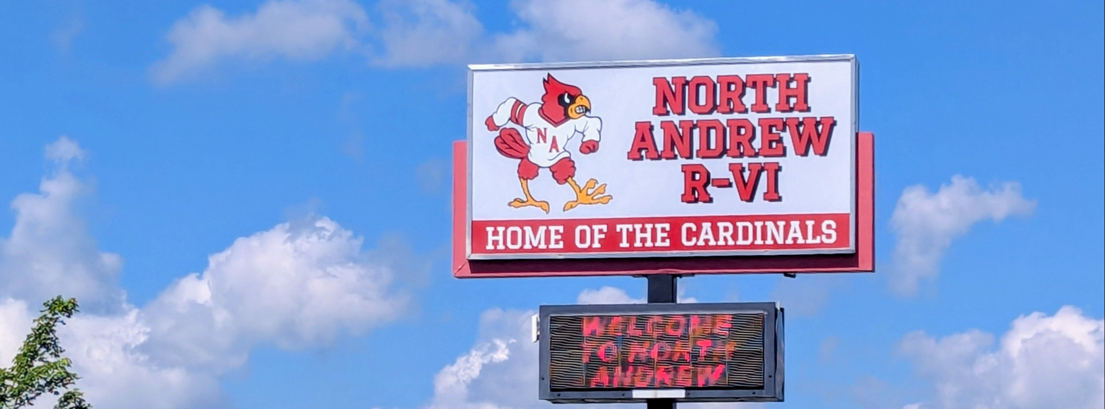 front sign