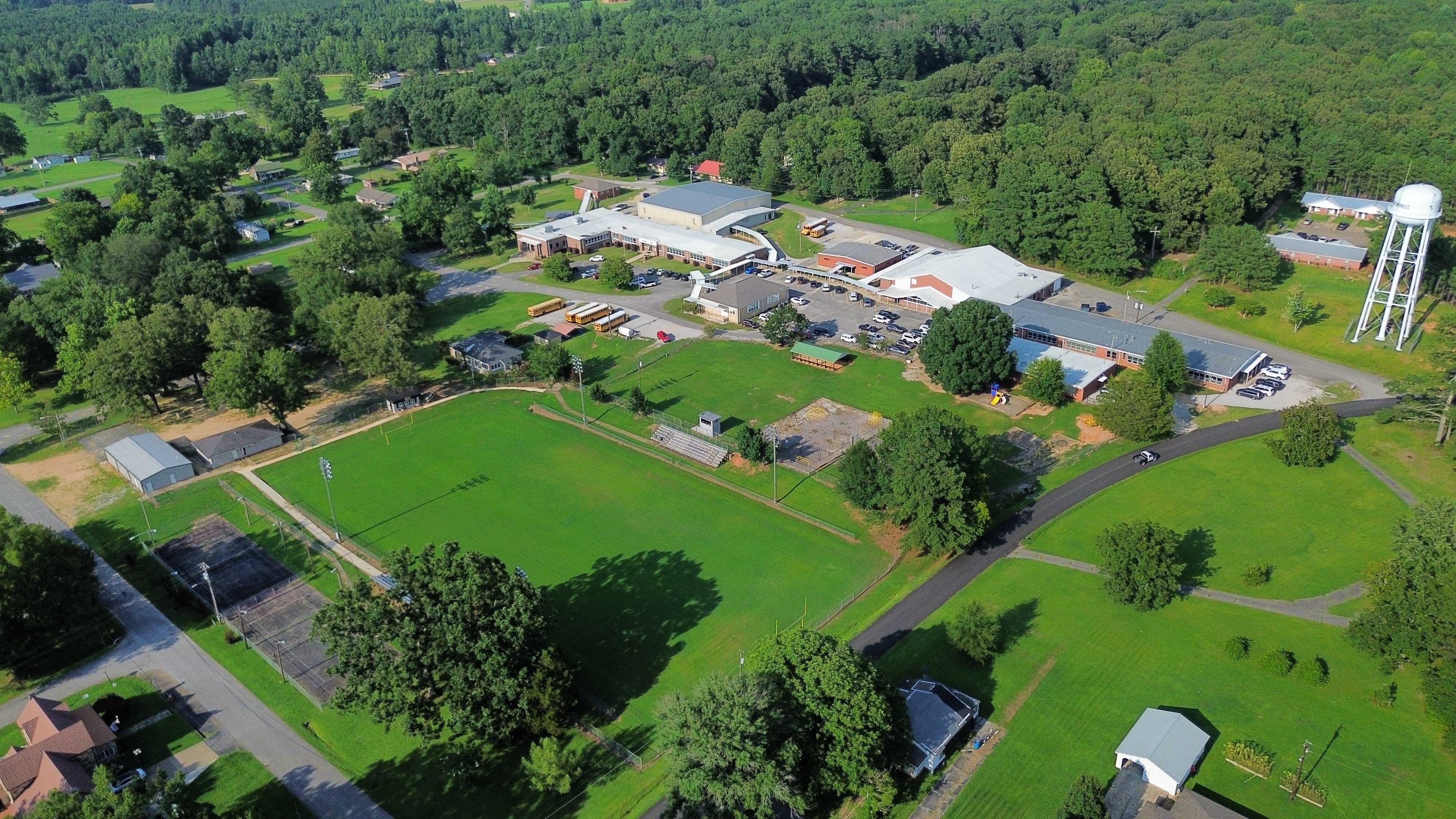 arial view