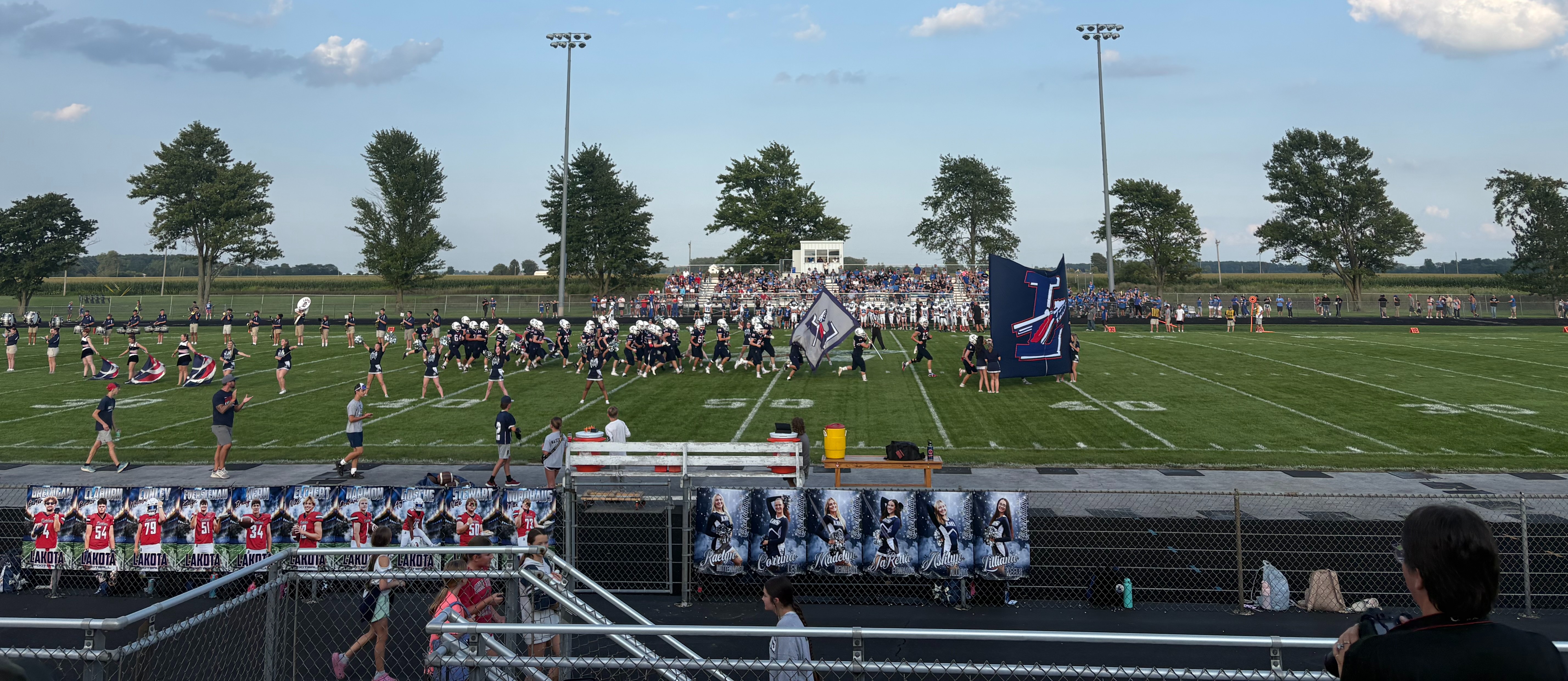 Pre-game at the first home football game
