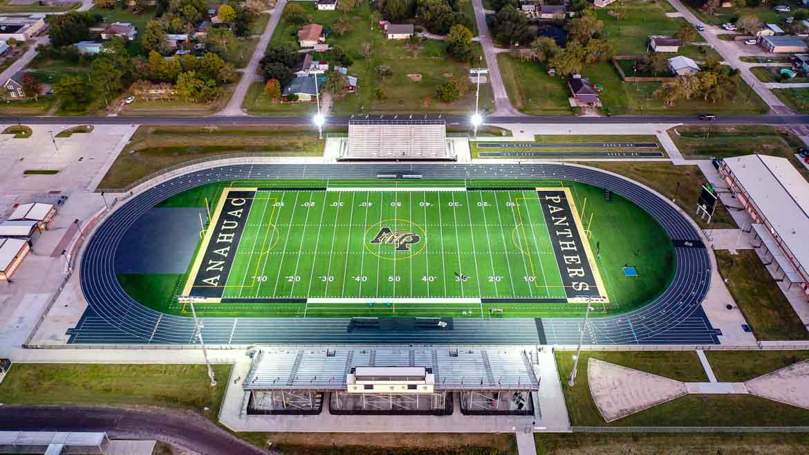 Kyle White Stadium at Anahuac High School