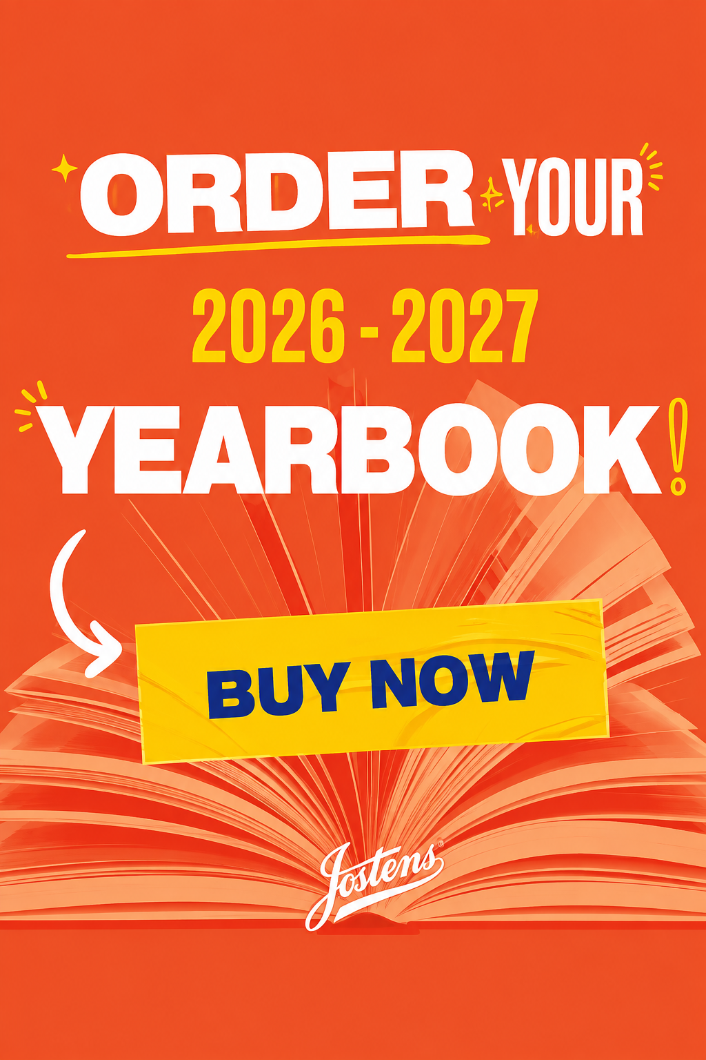 The yearbook is made for everyone. Order a yearbook today by clicking on the image. Links to Jostens. Opens on a new page. 