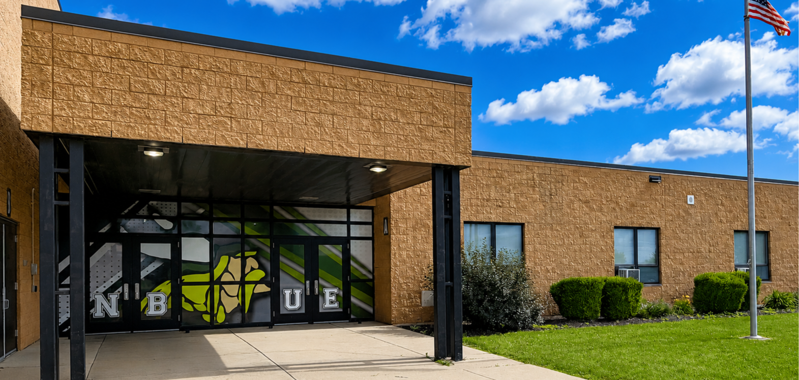 North Boone Upper Elementary enterance