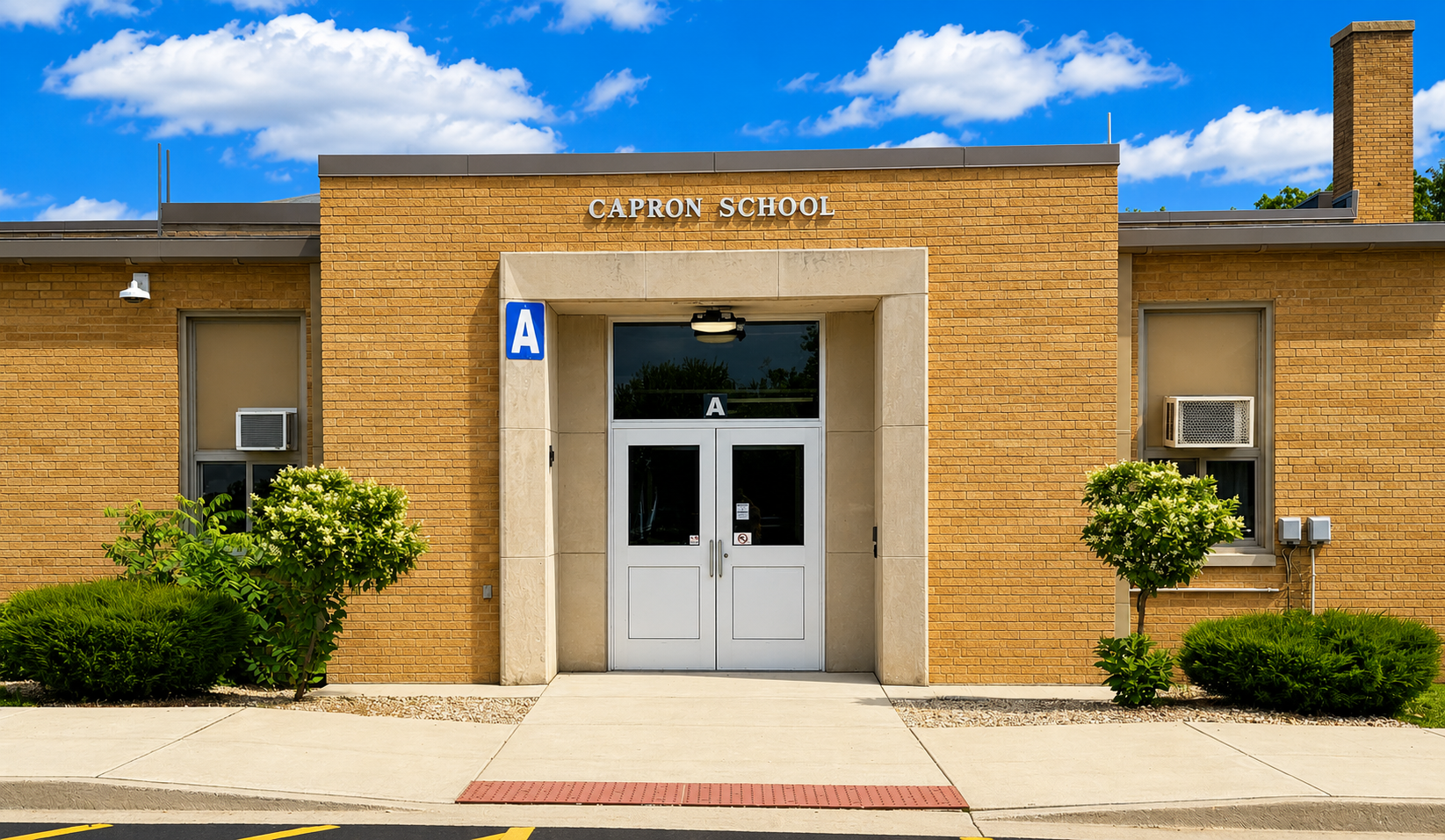 Capron Elementary entrance