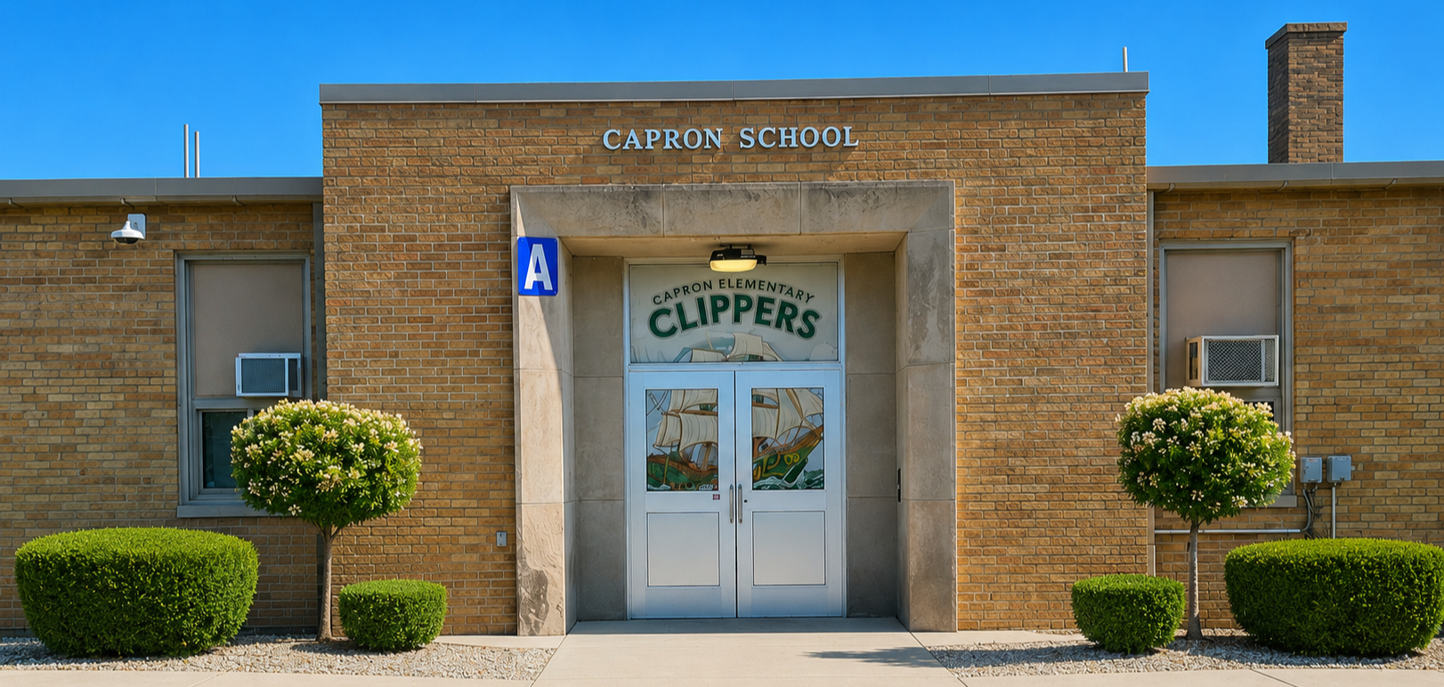 Capron Elementary entrance